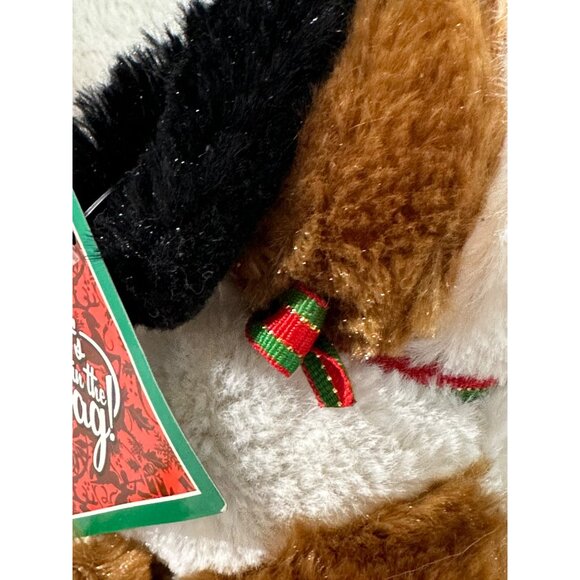 It's in the Bag Plush Puppy Dog Saint Bernard Hound With Tags Stocking Christmas - Picture 8 of 13